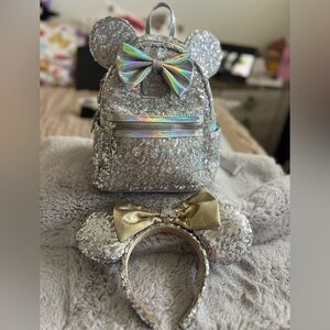 Disney mini backpack and ears